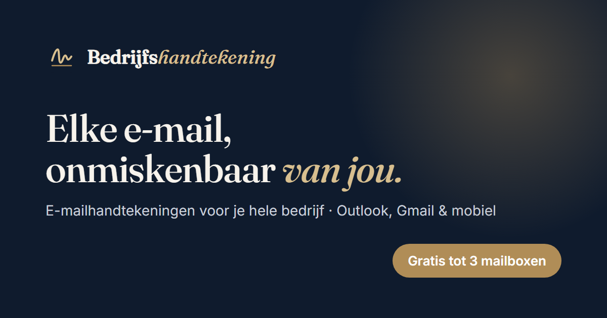 My IT job kept making me fix email signatures, so I turned the fix into a side project